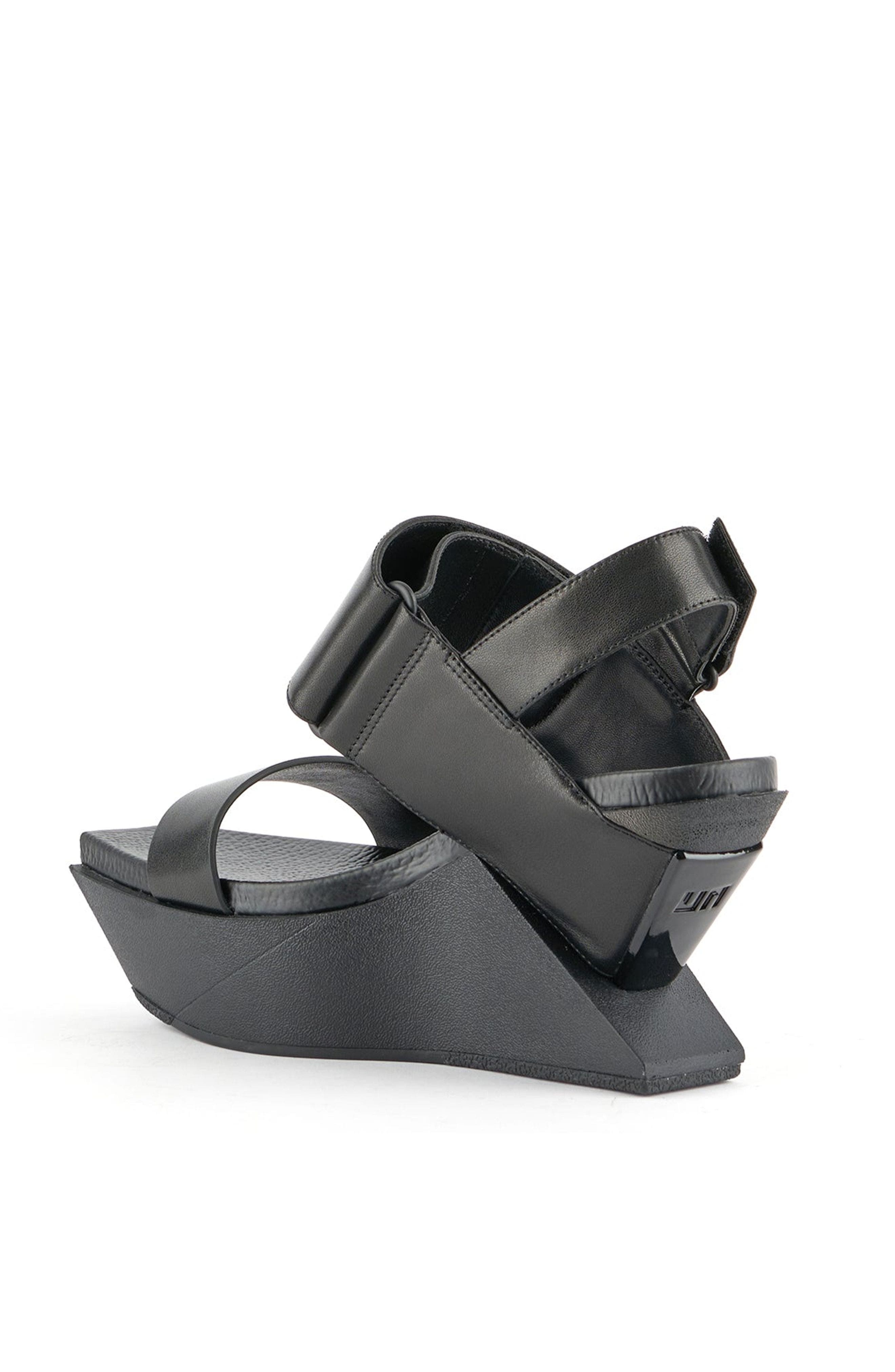 United Nude Delta Wedge Sandal, Alternate, color, Black