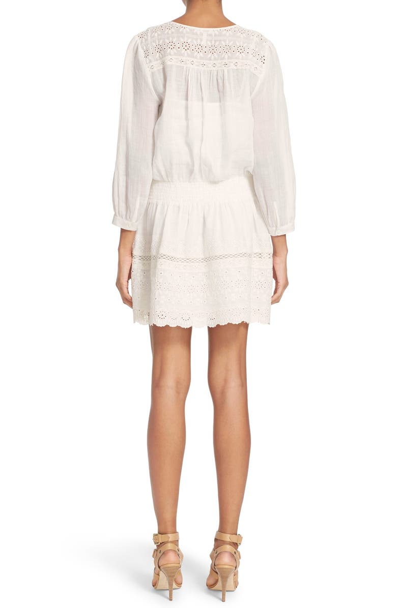 Joie 'Laton' Embroidered Eyelet Dress, Alternate, color, 