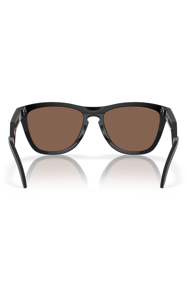 Oakley Frogskins Hybrid 55mm Prizm<sup>™</sup> Polarized Round Sunglasses, Alternate, color, Matte Black