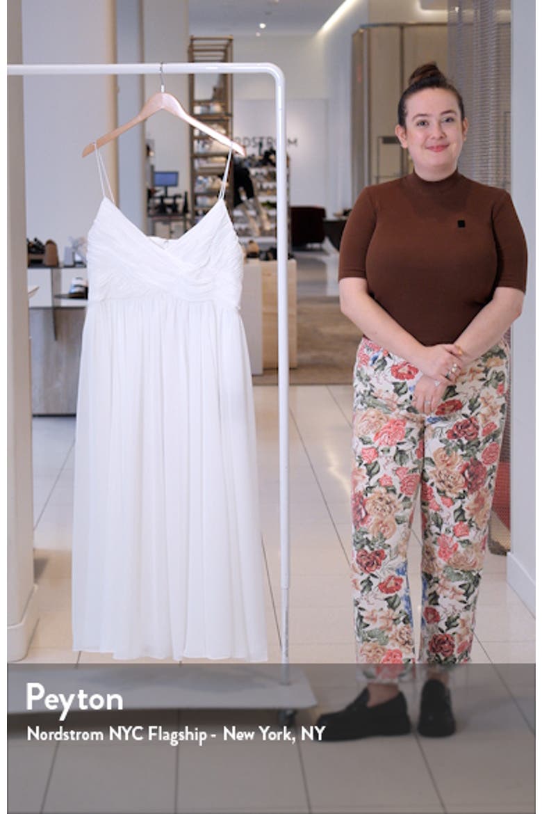 Faux Wrap Sleeveless Flowy Midi Dress video