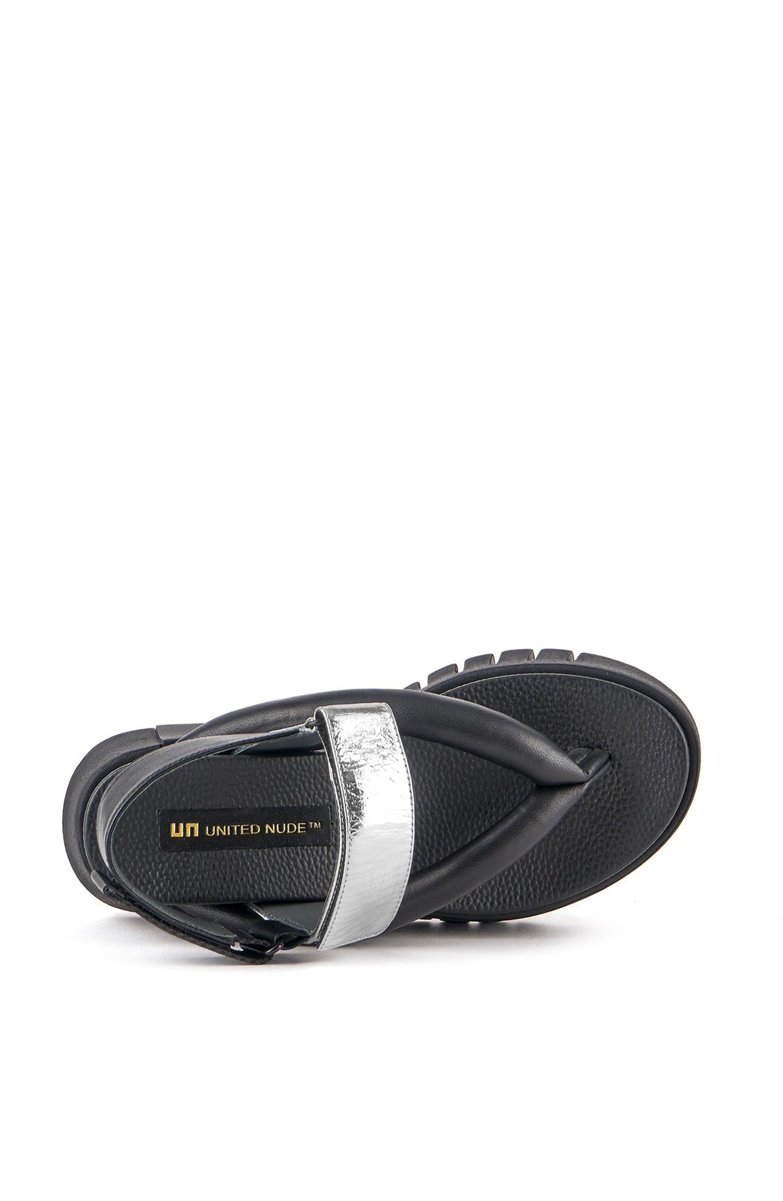 United Nude Delta Tong Sandals, Alternate, color, Silver