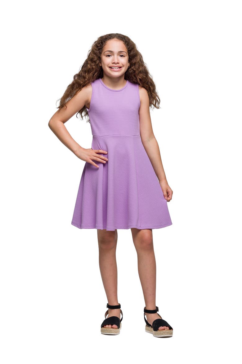 Sleeveless Knee Length Fit and Flare Dress, Main, color, Lilac