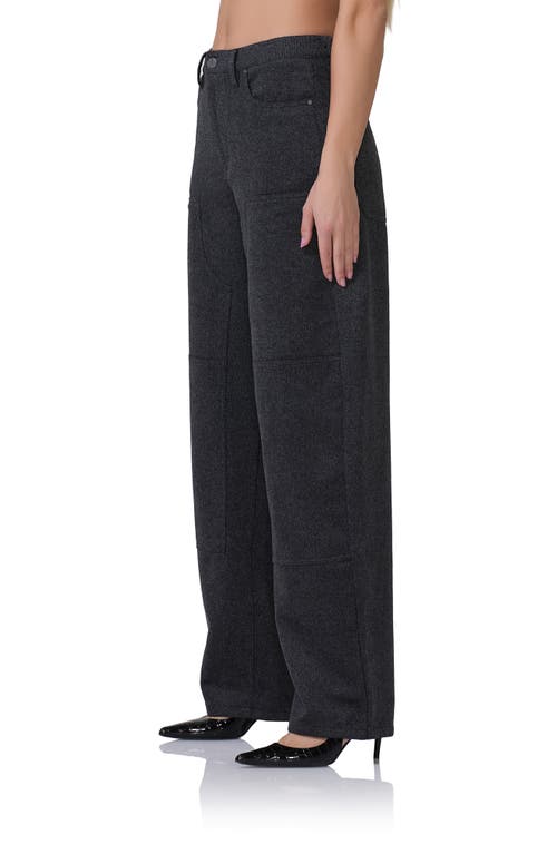 AFRM AFRM BRIANNA WOOL BLEND BARREL LEG PANTS