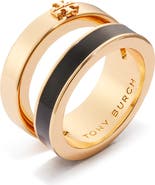 Tory Burch Kira Enamel Double Ring