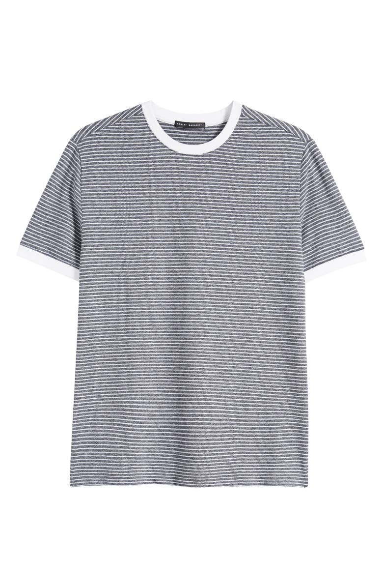 Robert Barakett Reznik Stripe Ringer T-Shirt, Alternate, color,
