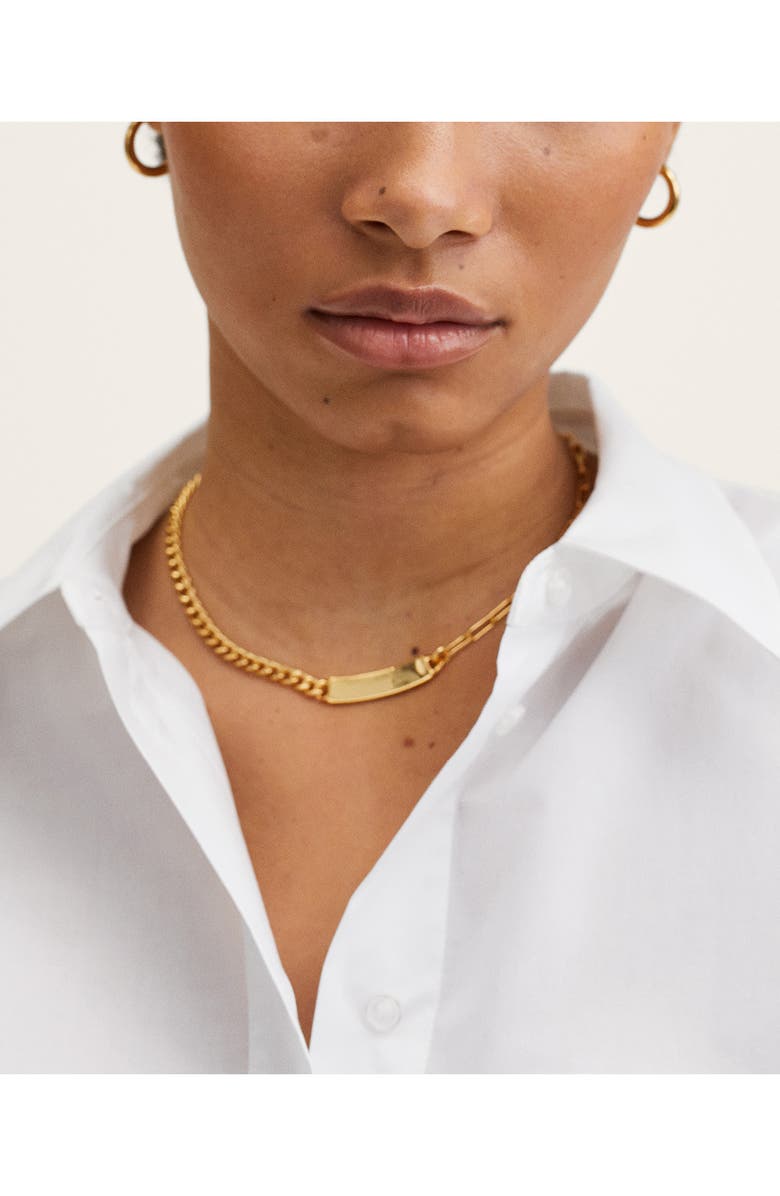 MANGO Oversize Cotton Shirt, Alternate, color, 