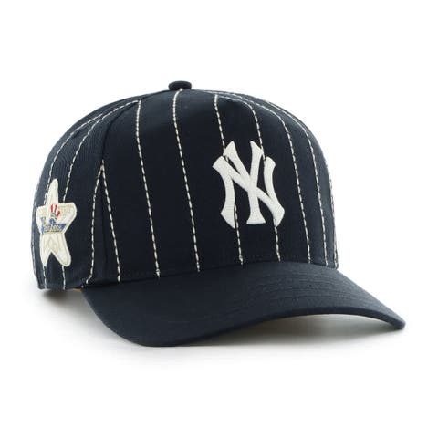Men's '47 x Rawlings Navy New York Yankees Pinstripe Hitch Adjustable Hat