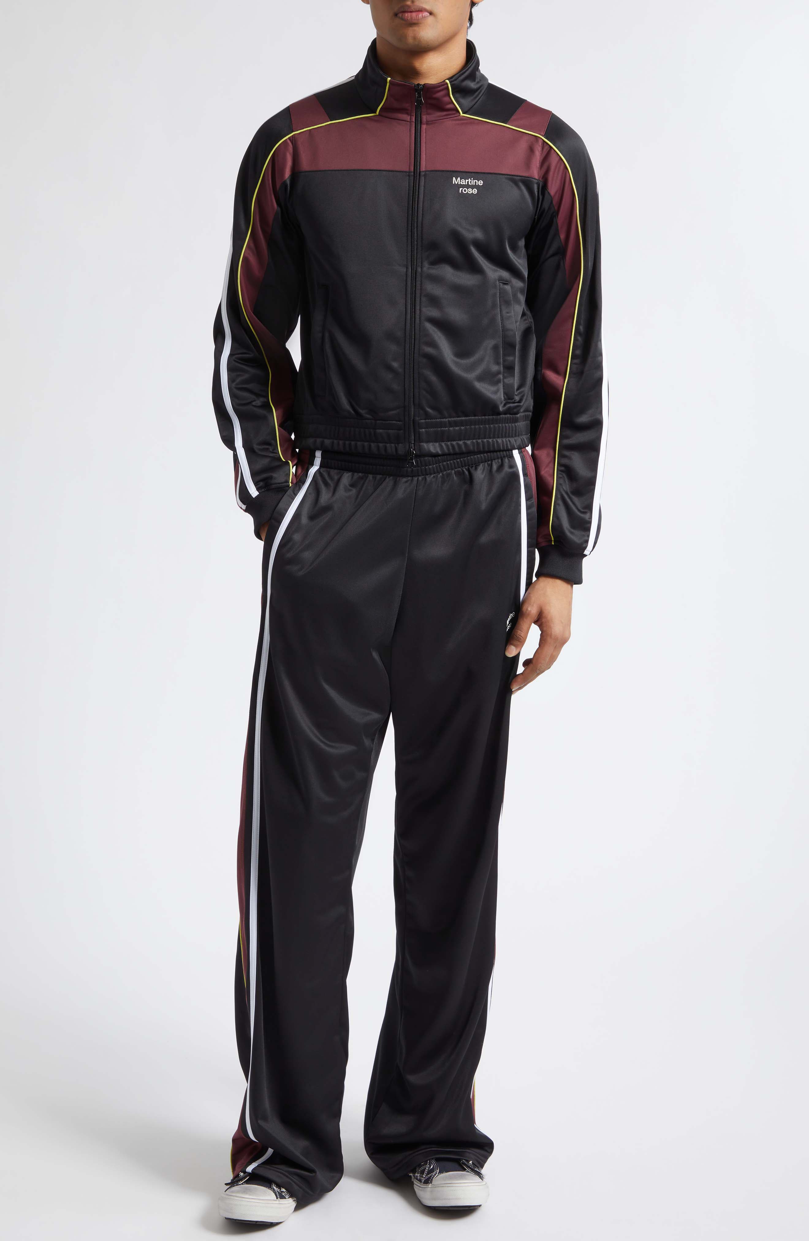 Wide Leg Technical Jersey Track Pants - image 2