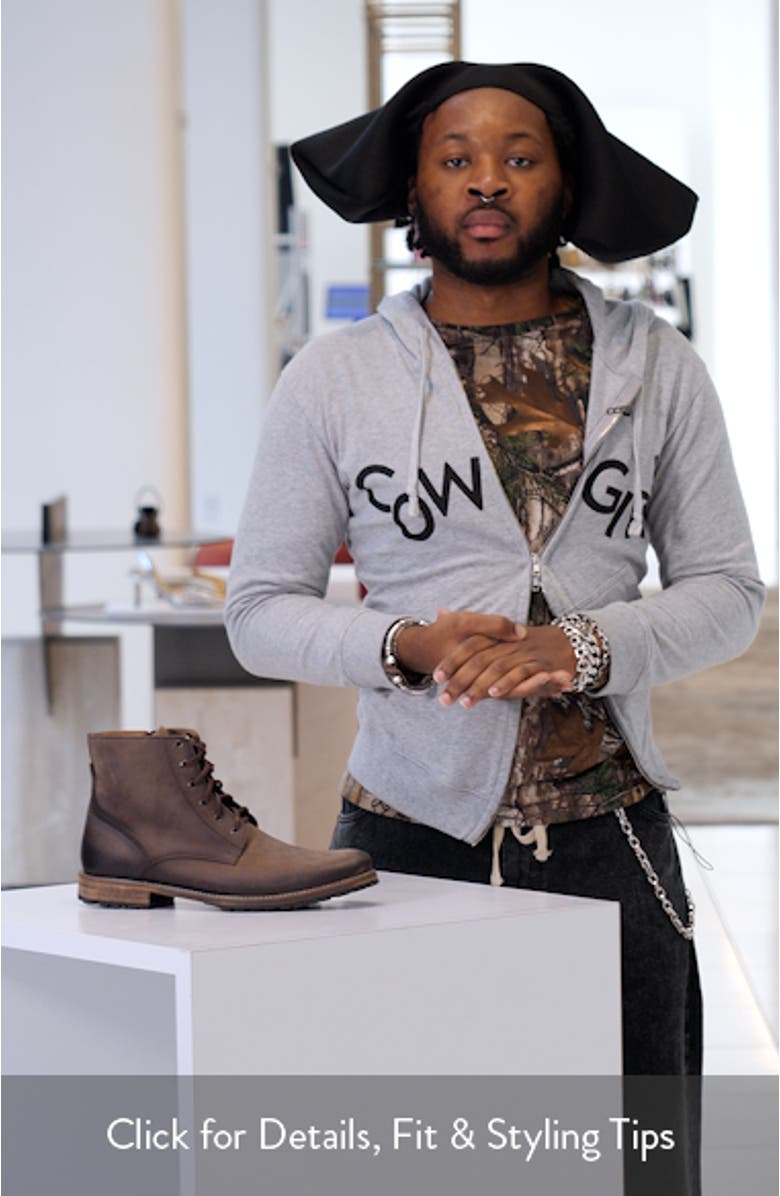 Hoyt Zip Plain Toe Boot, sales video thumbnail