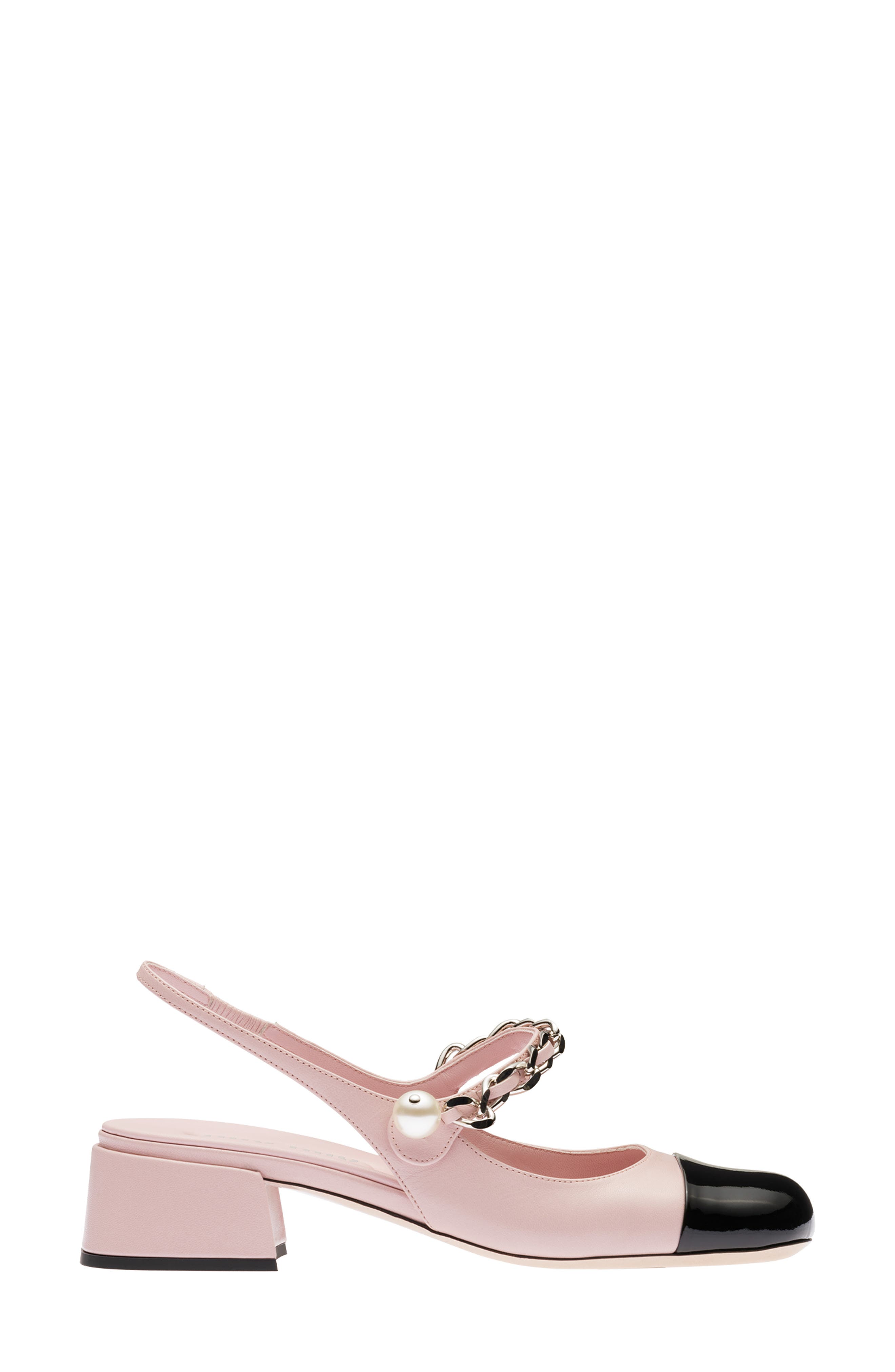 Miu Miu Mary Jane Cap Toe Slingback Pump, Alternate, color, 