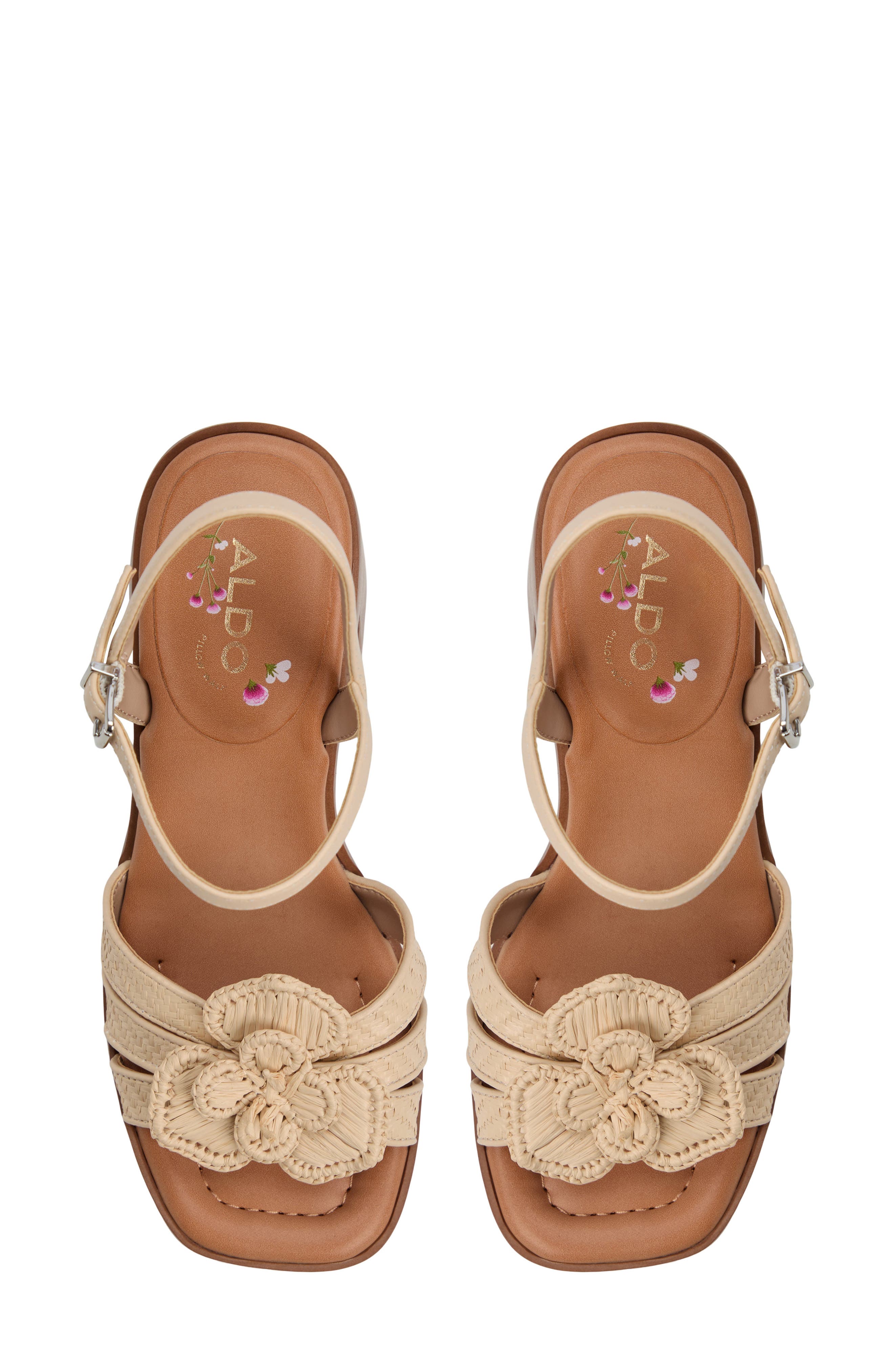 ALDO Beachbloom Ankle Strap Platform Sandal, Alternate, color, 