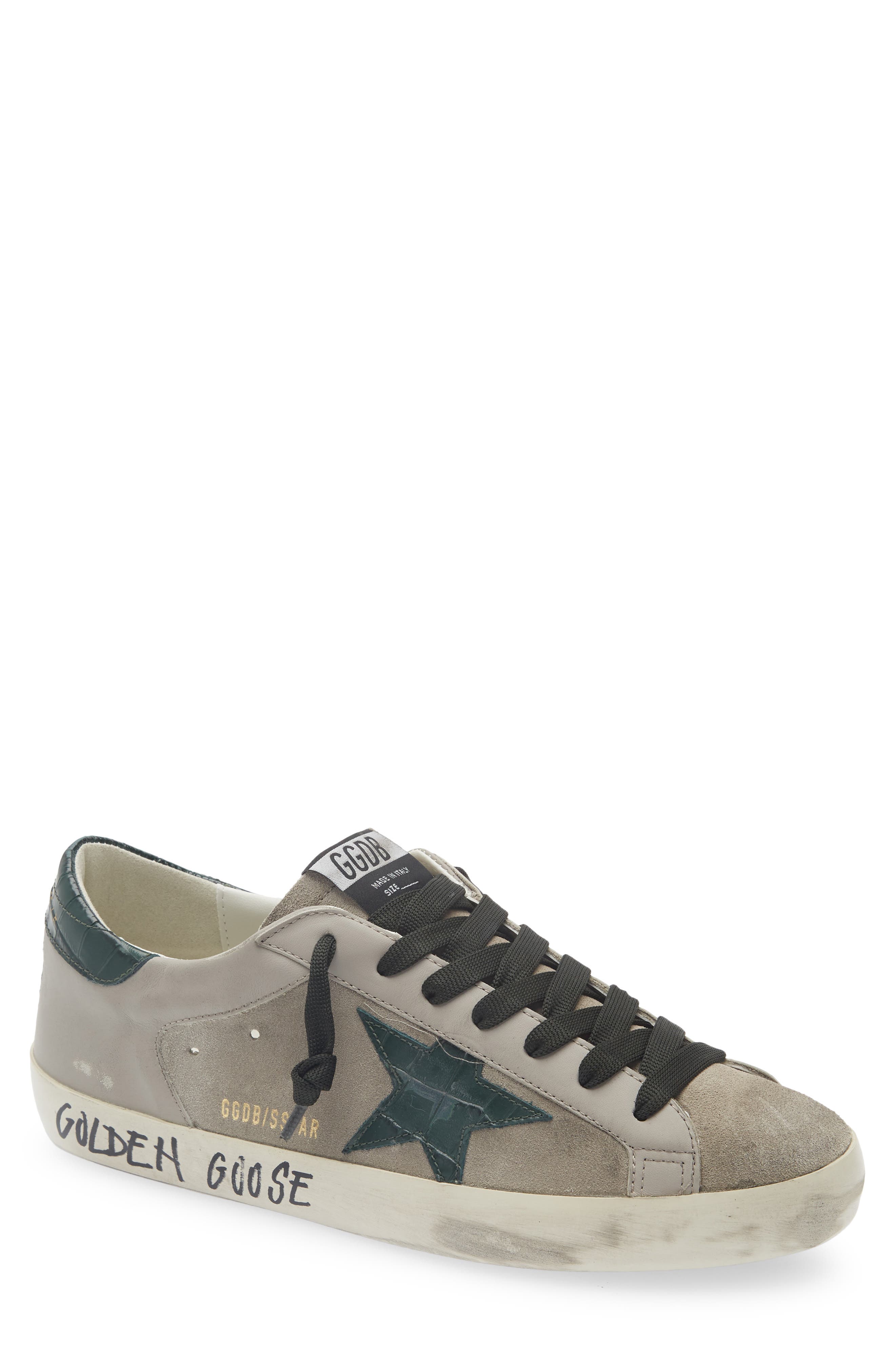 Golden Goose Super-Star Sneaker, Main, color, Grey/Beige/Green