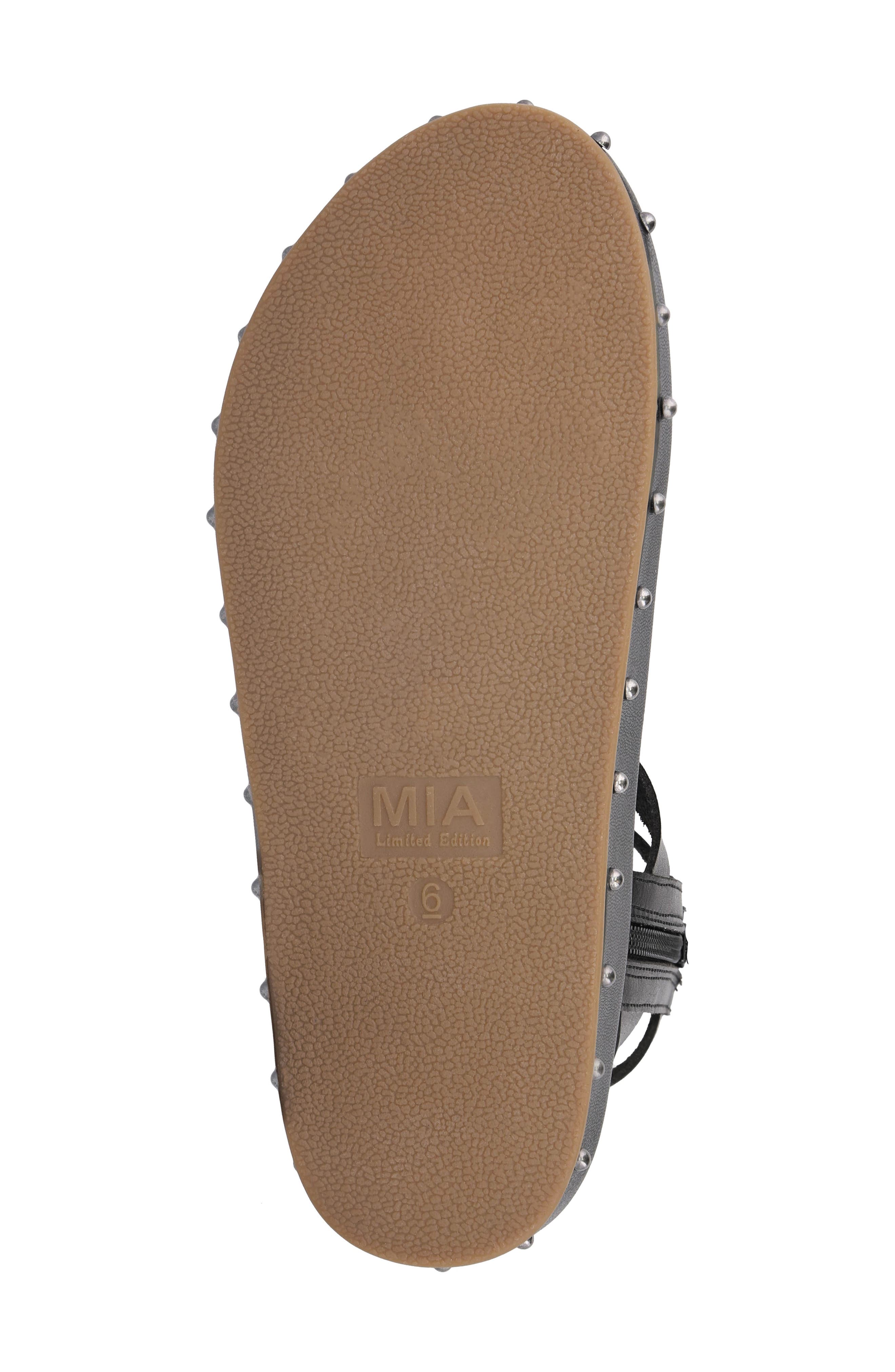 MIA Limited Edition Zahara Gladiator Sandal, Alternate, color, Black