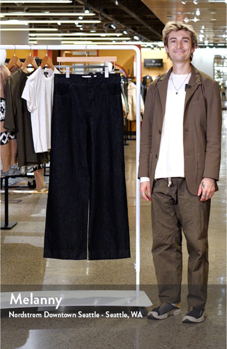 Double Waistband Wide Leg Jeans, sales video thumbnail