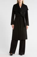 Michael Kors Wool Blend Longline Wrap Coat
