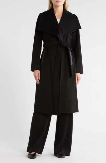 Michael Kors Wool Blend Longline Wrap Coat