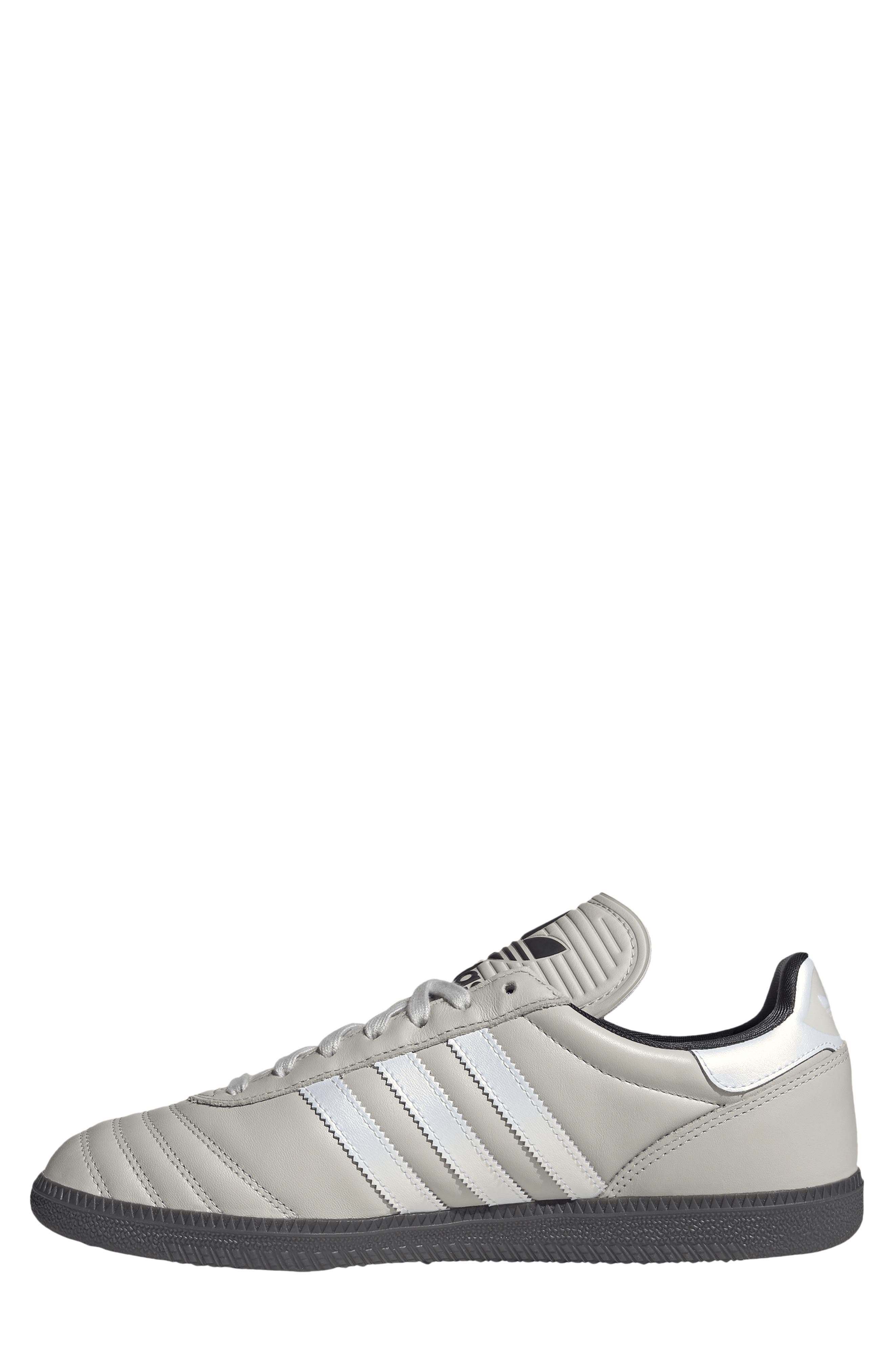 adidas Gender Inclusive Samba JP Sneaker, Alternate, color, Grey One/ Utility Black