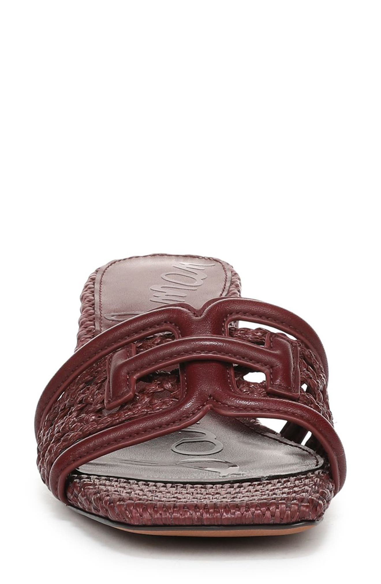 Waylon Woven Sandal, Alternate, color, BRICK
