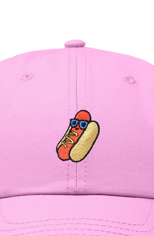 Dalix Dog Days Embroidered Casual Cap In Light Pink