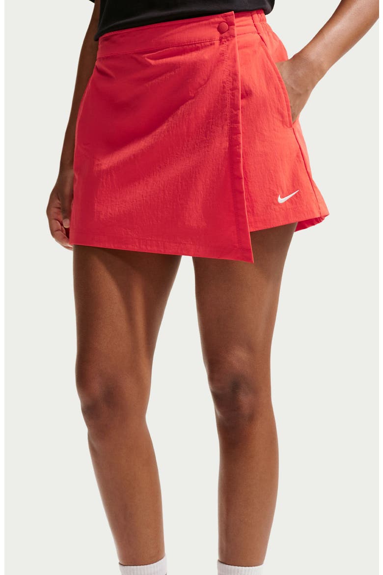 Sportswear Mid Rise Skort, Alternate, color, LIGHT CRIMSON/ SAIL