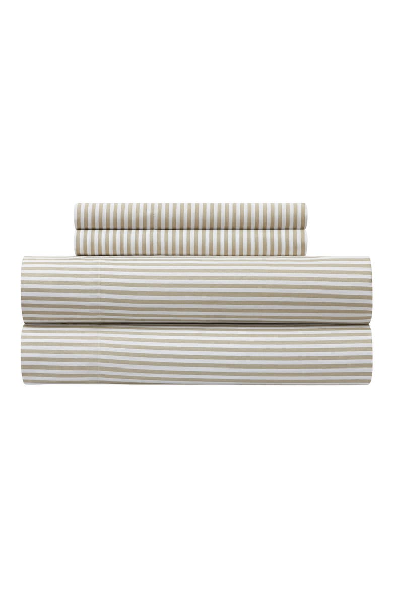 Brooke Printed Sheet Set - Queen, Main, color, BEIGE