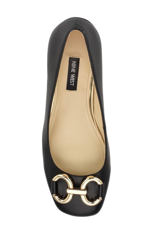 Nine West Women's Works Slip-on Square Toe Dress Pumps In Black