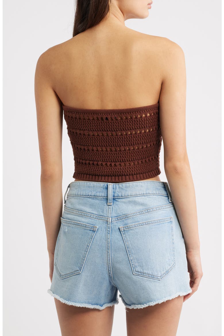 Oriana O-Ring Tube Top, Alternate, color, BROWN