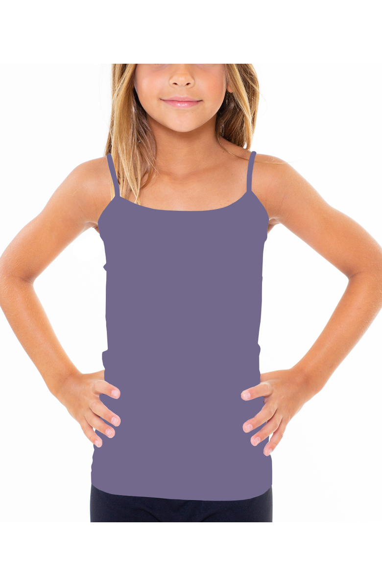 Malibu Sugar Solid cami - Big Kid, Main, color, Charcoal