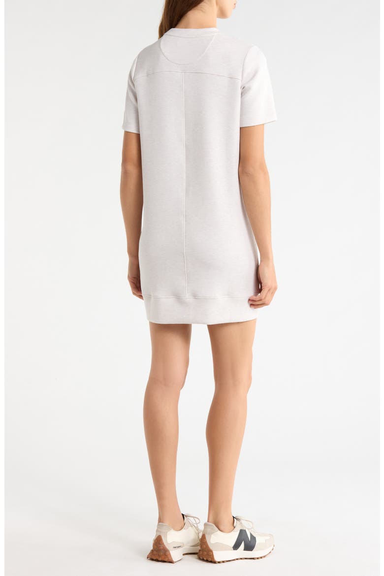 Dreamweave Short Sleeve Minidress, Alternate, color, HTR MOONBEAM