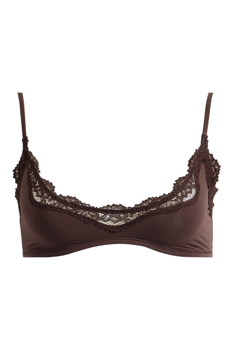 Fits Everybody Lace Scoop Bralette, Alternate, color, ESPRESSO