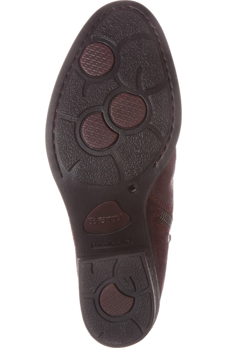 Børn 'Adia' Block Heel Bootie, Alternate, color, Amarena Distress Leather