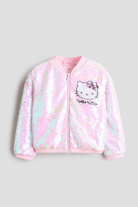 Sequined Bomber Jacket