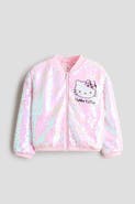 H&M Sequined Bomber Jacket