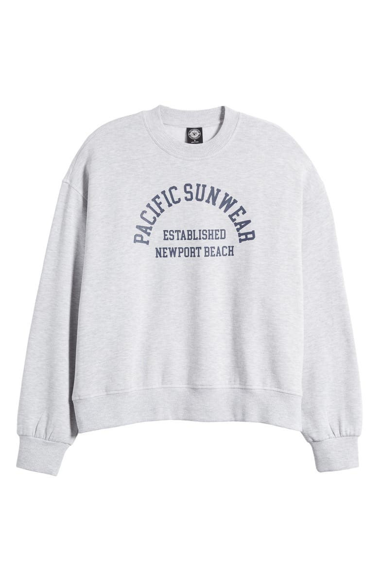 PacSun Logo Graphic Crewneck Sweatshirt, Alternate, color,