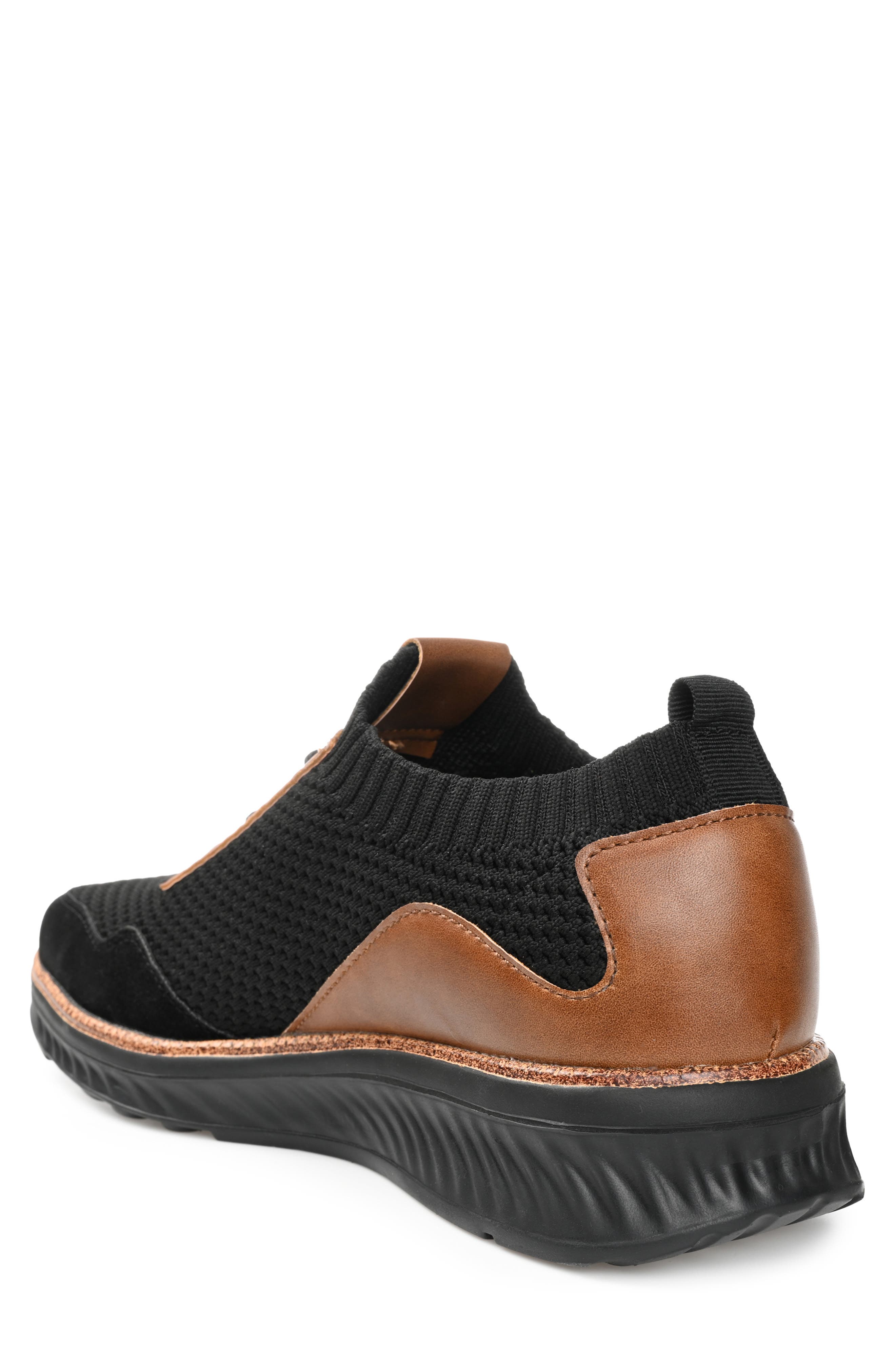 Julius Knit Casual Dress Shoe, Alternate, color, BLACK