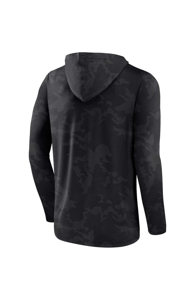 FANATICS Men's Fanatics Branded  Black Oklahoma State Cowboys Camo Hoodie Long Sleeve T-Shirt, Alternate, color, 