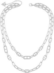 GUESS Layered Mariner Chain Necklace