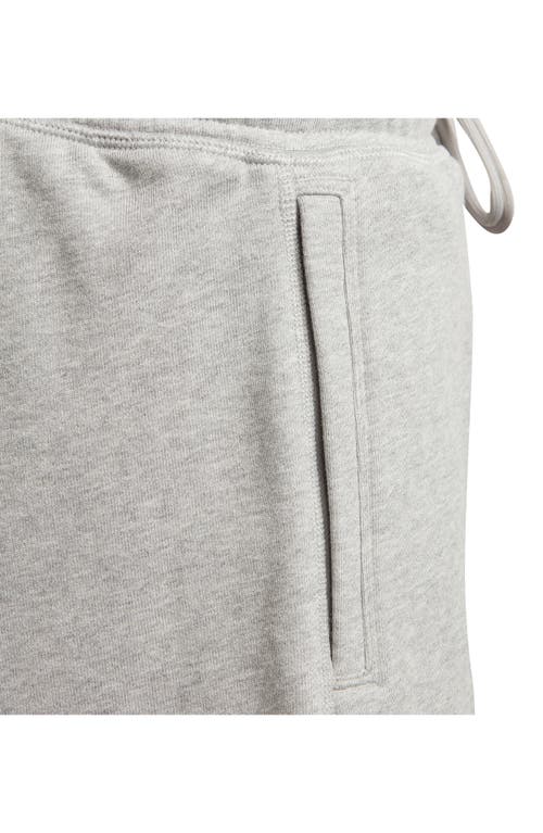 Adidas By Stella Mccartney Truecasuals Organic Cotton Drawstring Sweat Shorts In Gray