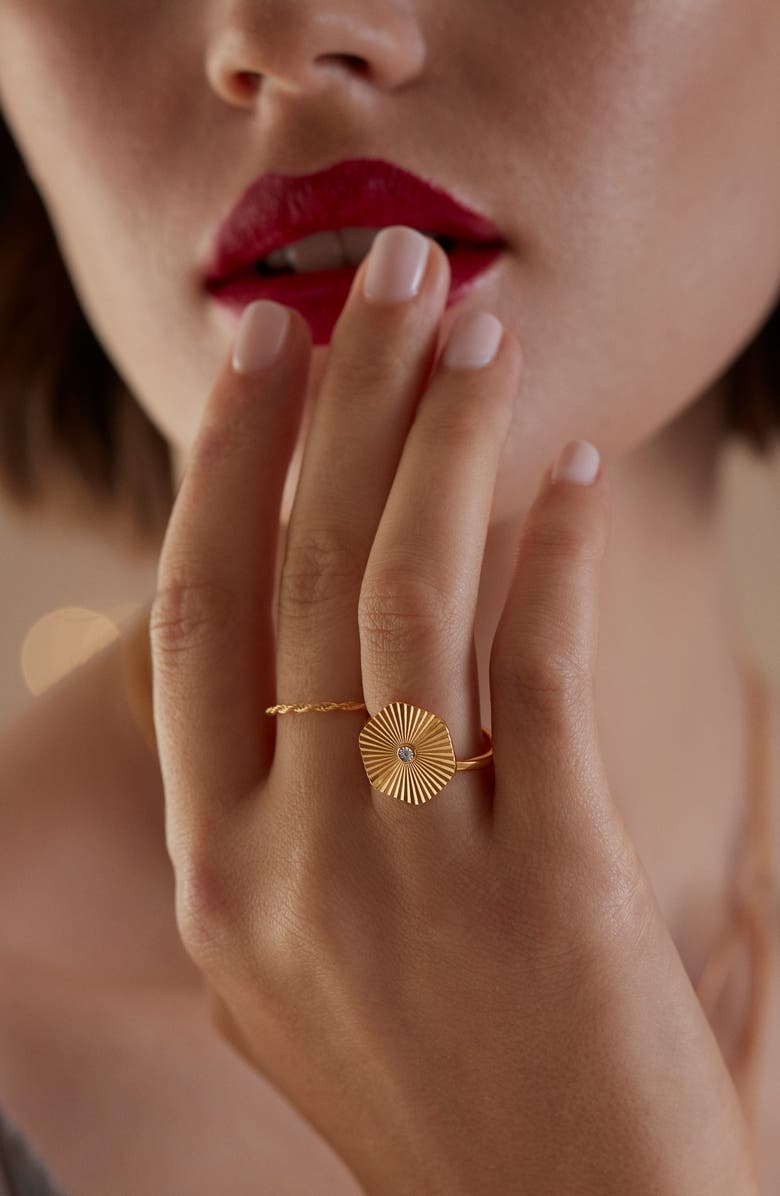 Monica Vinader Disco Diamond Ring, Alternate, color, 