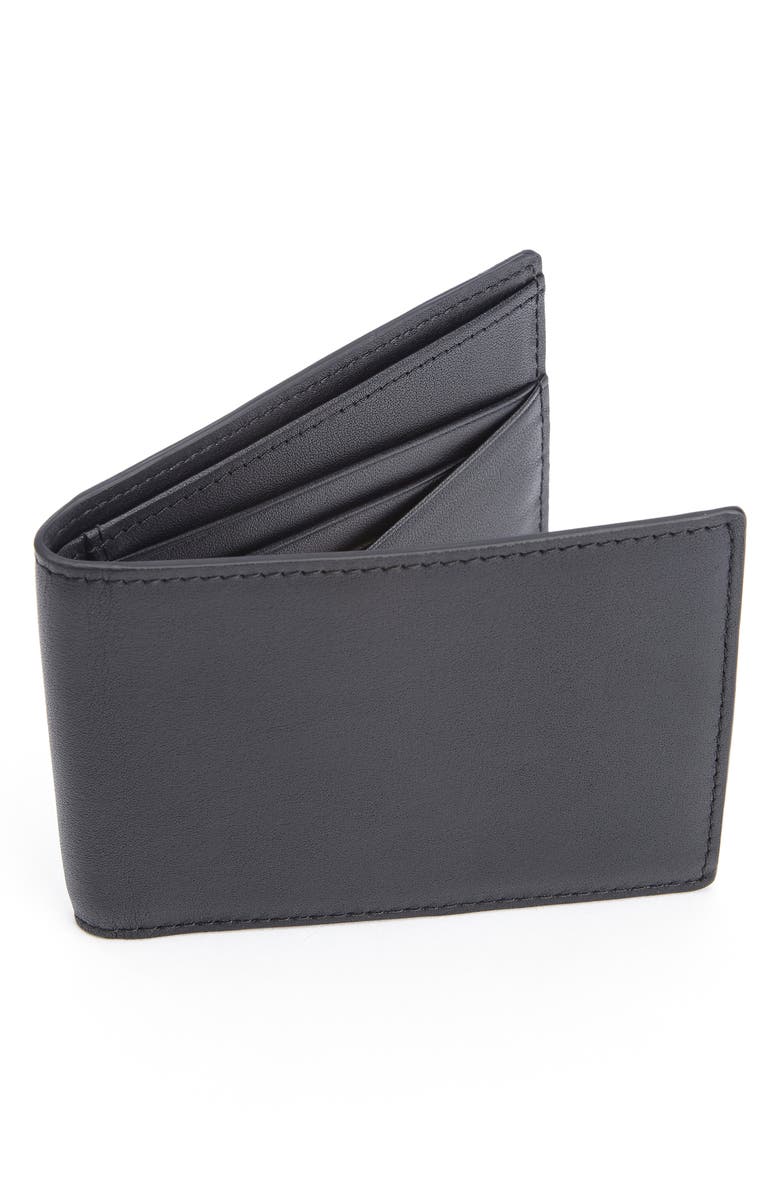 ROYCE New York RFID Leather Bifold Wallet, Alternate, color, Black
