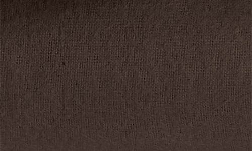 Azores Home Solid Flannel Sheet Set In Brown