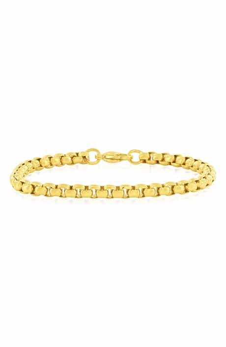 BLACKJACK Men's Box Chain Bracelet