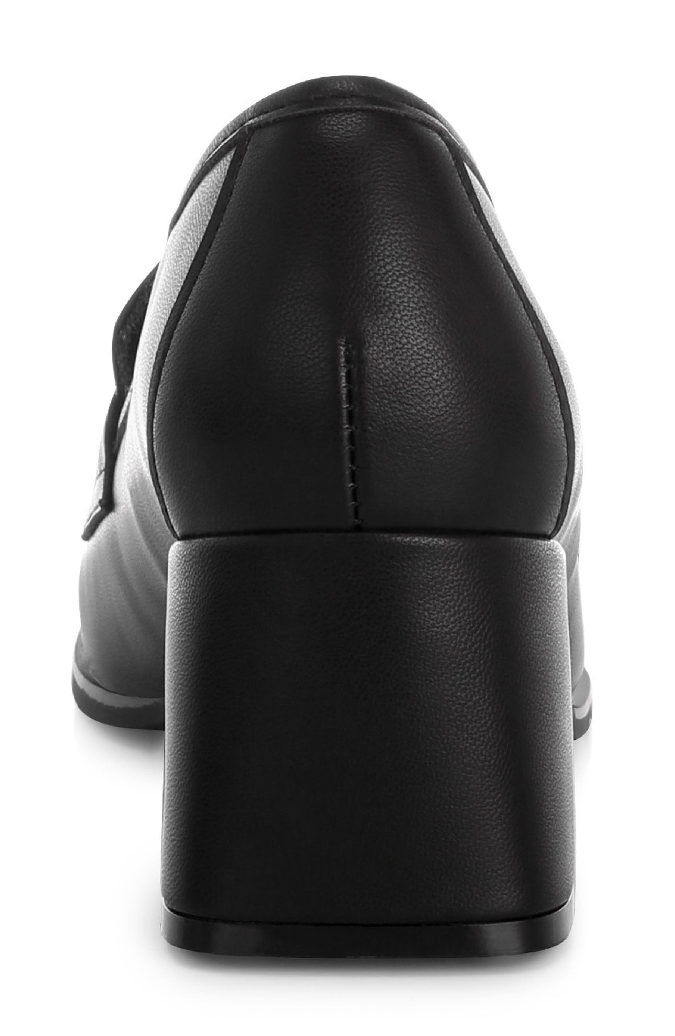 LONDON RAG Sutapa Penny Strap Flared Block Heel Loafer, Alternate, color, 