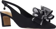 J. Reneé Kalindra Crystal Bow Embellished Slingback Pump