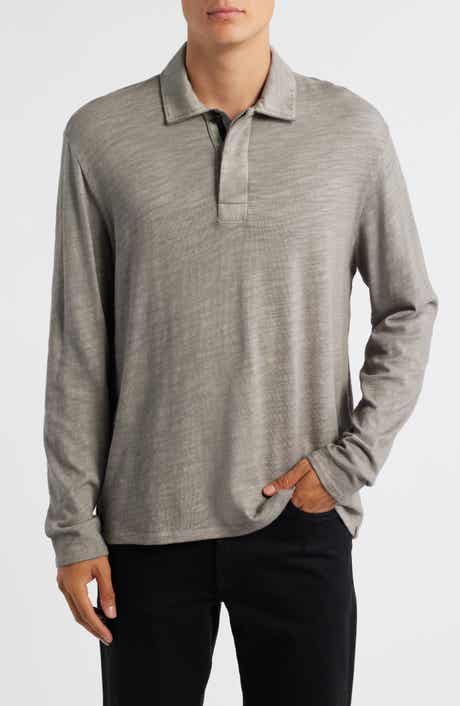 rag & bone Washed Flame Rugby Polo Top