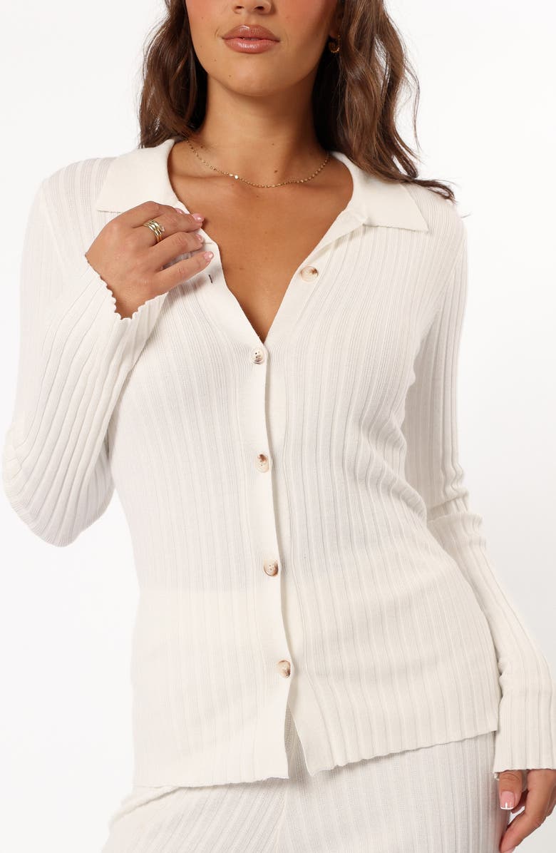 Petal & Pup Aylia Rib Knit Top & Flare Leg Pants Set, Alternate, color, 