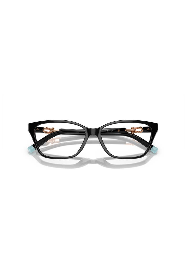 53mm Rectangle optical glasses, Alternate, color, Black