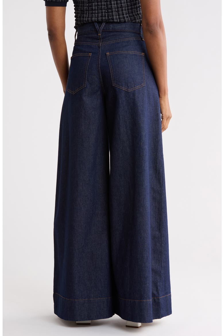 Haizley High Waist Extra Wide Leg Jeans, Alternate, color, INDIGO RINSE