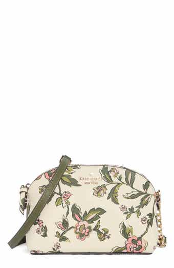 Cameron Forest Blooms Leather Crossbody Bag