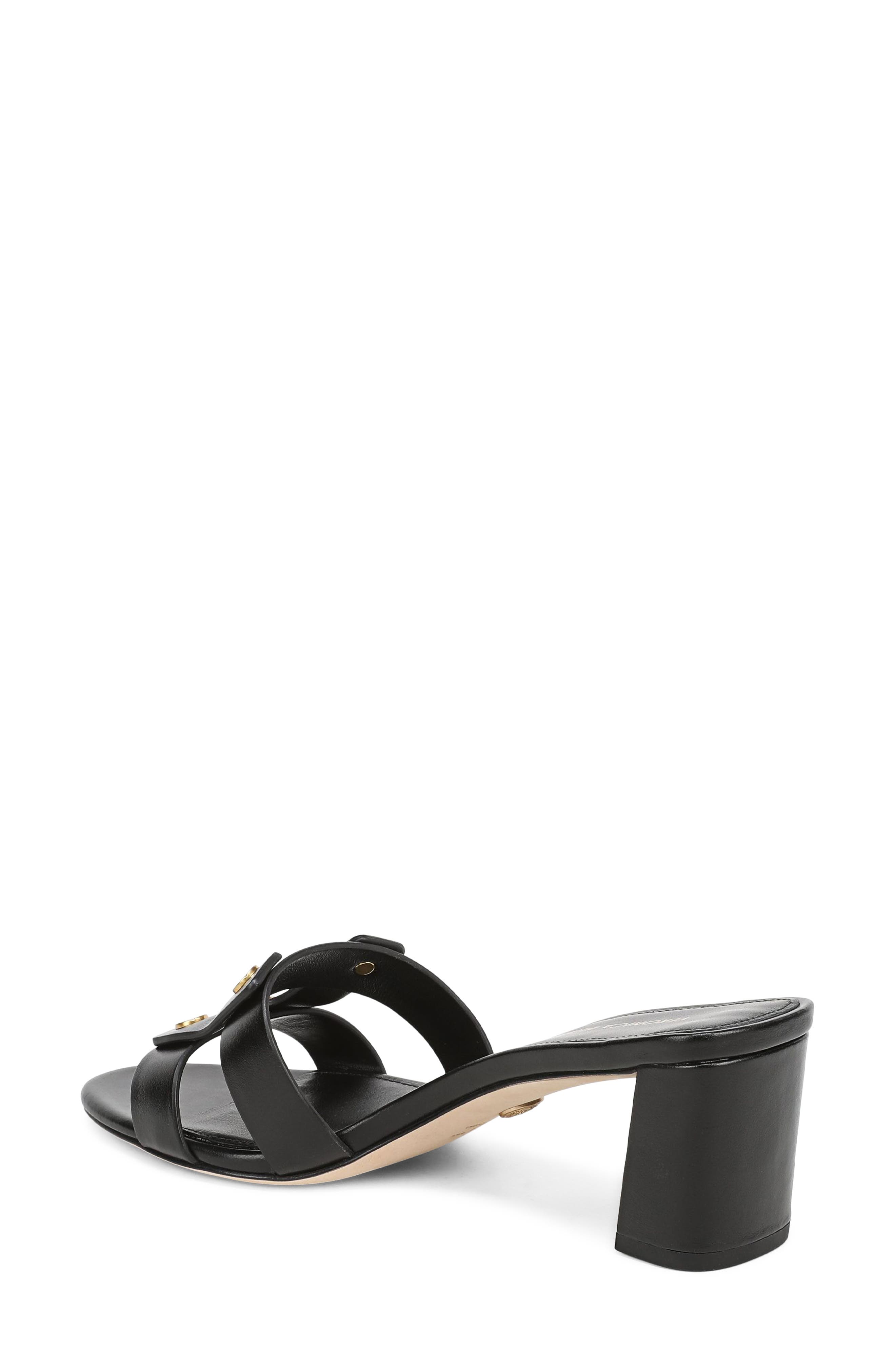 Veronica Beard Via 55 Sandal, Alternate, color, Black